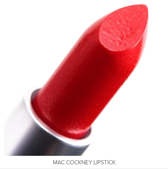HP🔥🆕 MAC Cosmetics Lustre Lipstick 502 COCKNEY Red - 0.10 oz Full Size - NIB - Picture 1 of 10